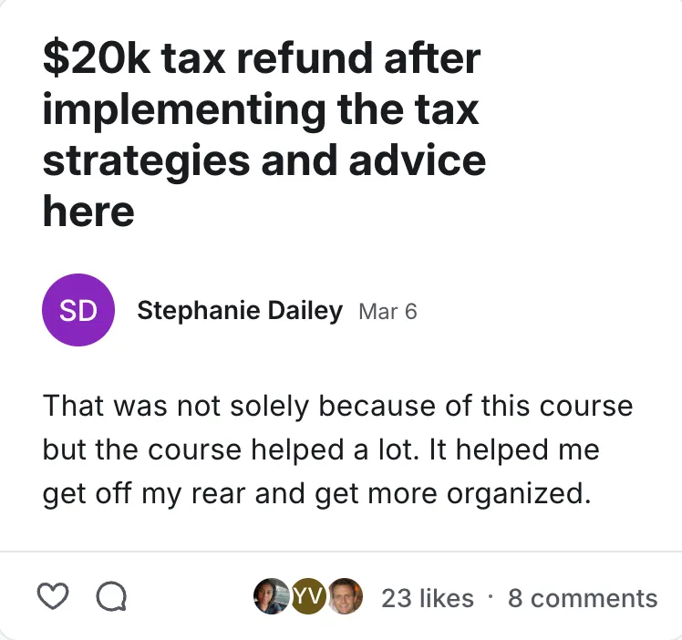 Post by Stephanie Dailey in the Legacy Wealth Blueprint community on Circle, March 2026